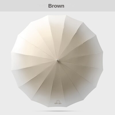 Gradient Sun Umbrella Woman 16K, Μεγάλη ομπρέλα γκολφ μακριά αντιανεμική ισχυρή, αδιάβροχη μεγάλη ομπρέλα ομπρέλας Προστασία UV
