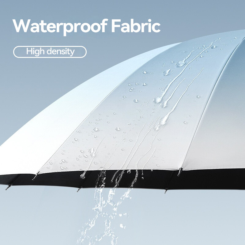 Gradient Sun Umbrella Woman 16K, Μεγάλη ομπρέλα γκολφ μακριά αντιανεμική ισχυρή, αδιάβροχη μεγάλη ομπρέλα ομπρέλας Προστασία UV