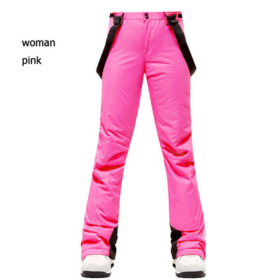 -30 ℃ Slidinėjimas lauke XXXL didelio dydžio slidinėjimo kelnės Vyriški ir moteriški snieglenčių dėvėjimai Nauji žieminiai, atsparūs vėjui, sniego kelnės, slidinėjimo apranga