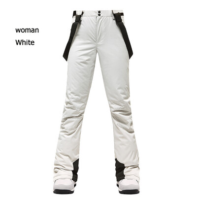 -30 ℃ Slidinėjimas lauke XXXL didelio dydžio slidinėjimo kelnės Vyriški ir moteriški snieglenčių dėvėjimai Nauji žieminiai, atsparūs vėjui, sniego kelnės, slidinėjimo apranga