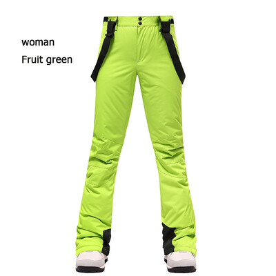-30 ℃ Slidinėjimas lauke XXXL didelio dydžio slidinėjimo kelnės Vyriški ir moteriški snieglenčių dėvėjimai Nauji žieminiai, atsparūs vėjui, sniego kelnės, slidinėjimo apranga