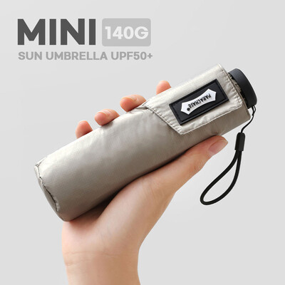 Parachase Mini Umbrella Γυναικεία Τσέπη Ταξιδίου Σκιά Ομπρέλα Ήλιου Εξωτερική Μικρή Πτυσσόμενη Ομπρέλα για Κορίτσι Ελαφριά ομπρέλα