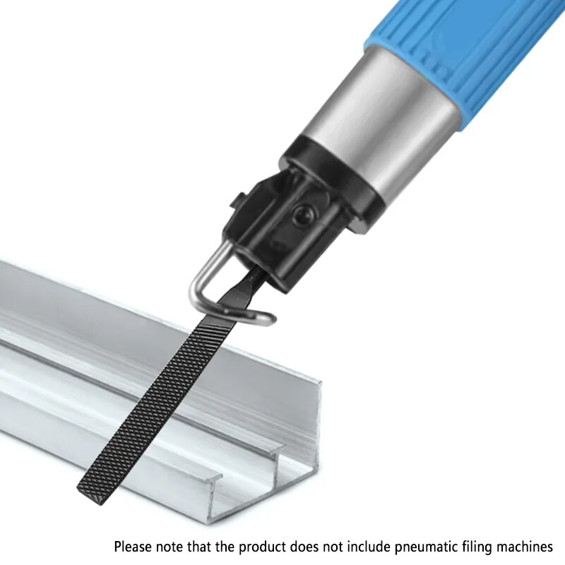 1 gabalas pneumatinės dildės apvalios / trikampės / plokščios dildės, skirtos akmens stiklo metalui, pasidaryk pats Woods Rasp dildės poliravimo drožybos įrankis