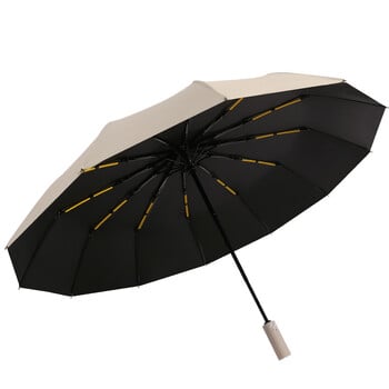 Голям чадър Rainy Ultra Resistant Umbrella Чадъри Uv чадър за дъжд Автоматичен преносим сгъваем дамски мъжки 3-скоростен мъжки