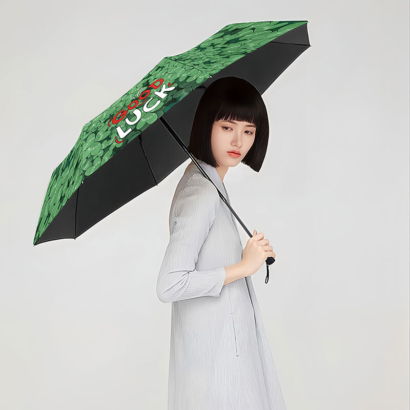 Jauks kaķis 8 kaulu salokāms lietussargs ikdienišķs gudrs radošs vinila tonis saules aizsardzības lietus lietussargs Viegls pārnēsājams lietussargs sieviete