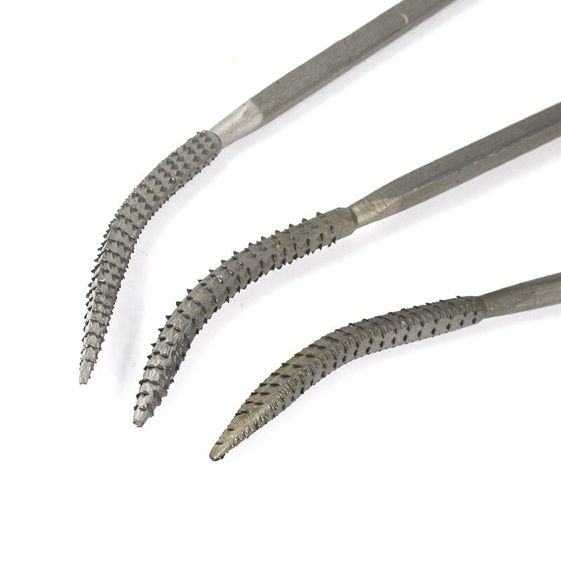 8-dielna sada mini pilníkov na drevo Riffler, 4,5 x 190 mm, obojstranné hrubé pilníky Riffler, sada na ručné náradie na rezbárstvo a obrábanie dreva