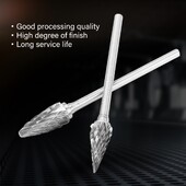 Čelični brusi od volframovog karbida Rotacijske turpije Set alata za rezbarenje 3*6 mm Burr Double Cut Rotary Burr Metal Rotary Bit