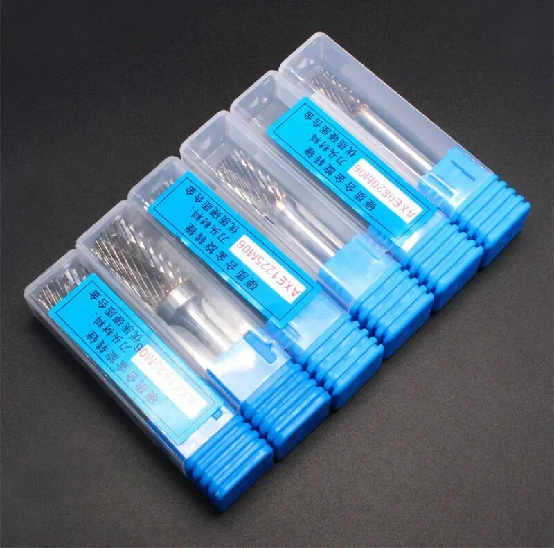 5 tk 6-14 mm volframist terasest pöörlev viili lihvimispea metallist frees 6 mm varre keevitusõmbluse poleerimine elektriline lihvimistööriist