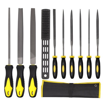 10 gab. Rokas vīļu komplekts, Mini Wood Rasp dažādu vīļu komplekts koka griešanai galdniecības vīlēšanas rīkam Rokas vīļu rīks