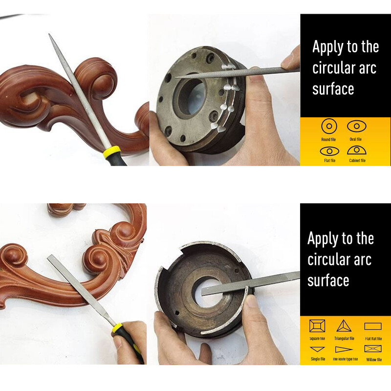 10 daļiņu adatu vīļu komplekts juvelieriem Kokgriezums Amatniecība Metāls Stikls Akmens Kokapstrādes instrumenti Darba instrumenti Koka instrumenti