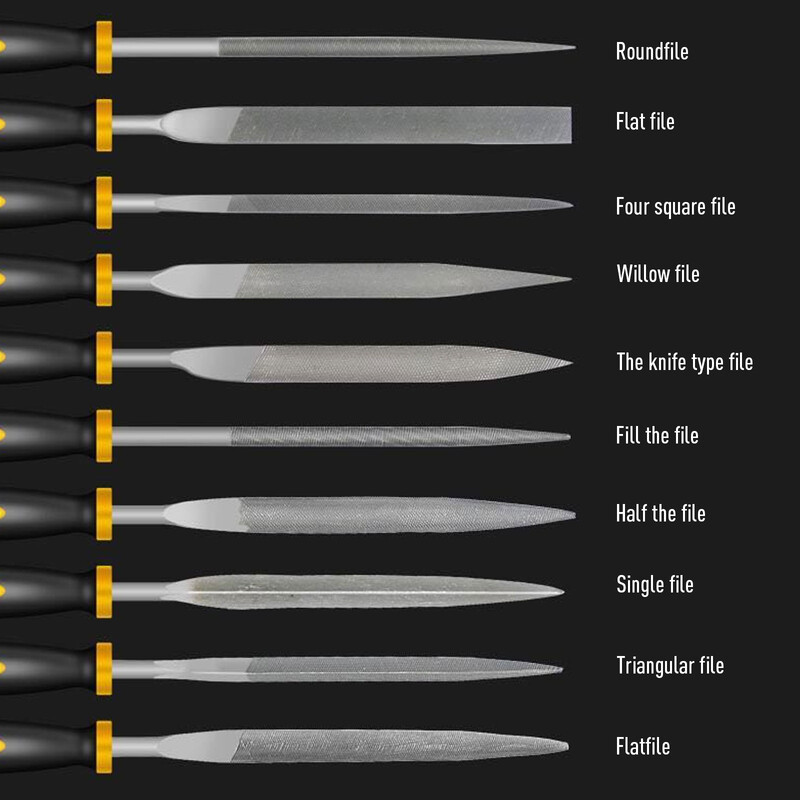 10 daļiņu adatu vīļu komplekts juvelieriem Kokgriezums Amatniecība Metāls Stikls Akmens Kokapstrādes instrumenti Darba instrumenti Koka instrumenti