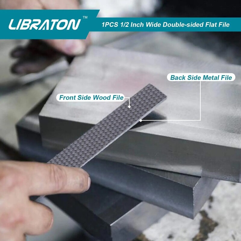 LIBRATON Set de 3 bucăți de pile din lemn cu 28 de bucăți de șmirghel Râpă de lemn pentru prelucrarea lemnului Pile de prelucrare a lemnului Raspilă rotundă semi-rotunda