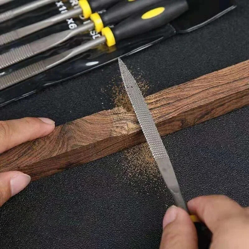 rokas instrumenti Metāla vīļu adatu vīļu komplekts Koka griešanas instrumenti tērauda raspu adatu vīlēšanai Kokapstrādei Rokas vīļu instrumenti galdniecības instrumenti