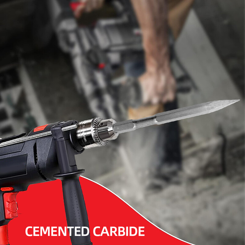 Ciocan rotativ cu tijă hexagonală Biți de daltă SDS Plus Găutură cu canelură plată Rupere daltă din beton Foraj perete de cărămidă