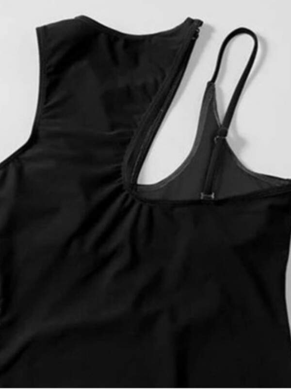 2024, europska i američka vanjska trgovina, proljeće/ljeto, novi ženski jednodijelni bikini, jednobojni, seksi pikantni, uski, šuplji jednodijelni