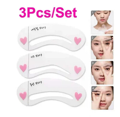 8 vienā atkārtoti lietojams uzacu trafarets Skaistumkopšanas grims Uzacu zīmoga veidne Uzacu formas komplekts Acu uzacu kosmētikas rīki Uzacu veidotājs grims