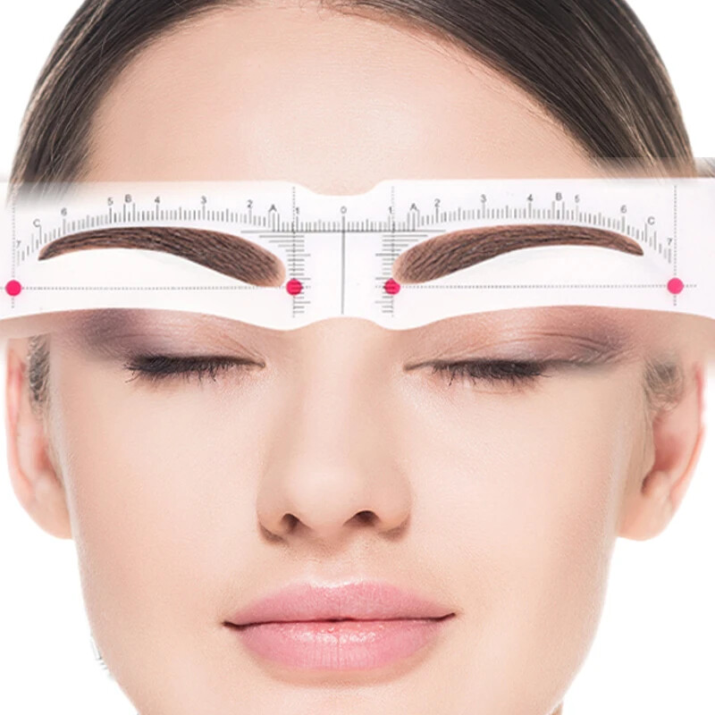 Nová sada šablón na obočie, vodeodolný profesionálny make-up pre ženy, dokonalá šablóna na obočie, opakovane použiteľné 3D šablóny na líčenie očí