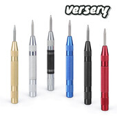 Versery automatinis centrinis perforatorius ir bendras automatinis centrinis perforatorius, reguliuojamas spyruoklinis medžio metalo preso įlenkimo žymeklis