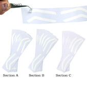 50 vnt vienkartinis antakių dizaino trafaretas antakių atspalvis Airbrush pagalbinis lipdukas antakių formavimui su vieno antakių tipo parinktimi