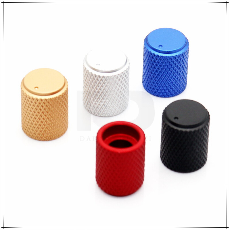 1 bucăți 12,5 × 15 mm moletată de prelucrare de precizie din aliaj de aluminiu buton potențiometru buton volum reglare audio capac rotund gaură 6mm