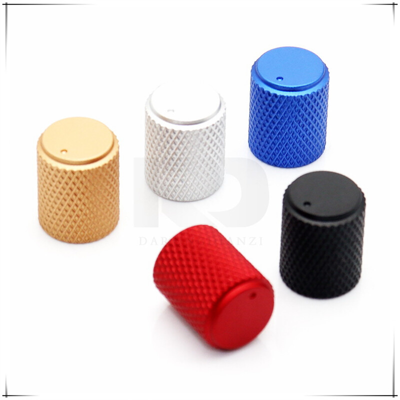 1 bucăți 12,5 × 15 mm moletată de prelucrare de precizie din aliaj de aluminiu buton potențiometru buton volum reglare audio capac rotund gaură 6mm