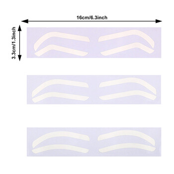 Αυτοκόλλητο με στένσιλ φρυδιών Ταινία σχήματος φρυδιών Microblading Βοηθητικό αυτοκόλλητο φρυδιών για θέση φρυδιών