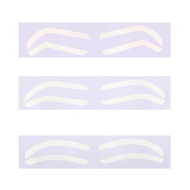 Antakių trafareto lipdukas Antakių formos juosta Microblading Pagalbinis antakių lipdukas antakių padėčiai