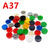 50 ks A37 plastové krytky hmatových spínačov, veľkosť krytky spínača 5,6 * 11,8 mm pre spínač 12 * 12 * 7,3 mm