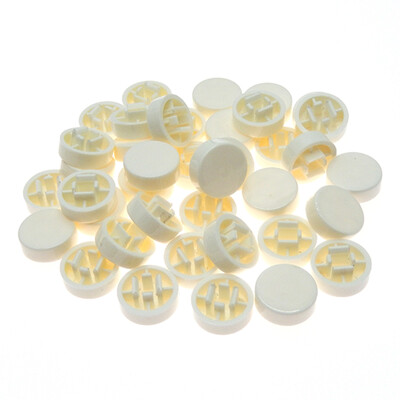 50 ks A37 plastové krytky hmatových spínačov, veľkosť krytky spínača 5,6 * 11,8 mm pre spínač 12 * 12 * 7,3 mm