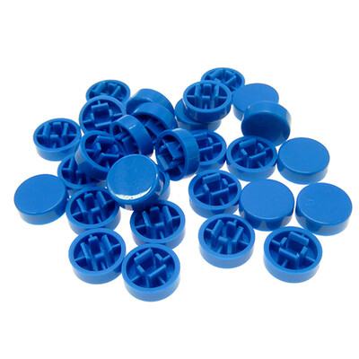 50 ks A37 plastové krytky hmatových spínačov, veľkosť krytky spínača 5,6 * 11,8 mm pre spínač 12 * 12 * 7,3 mm