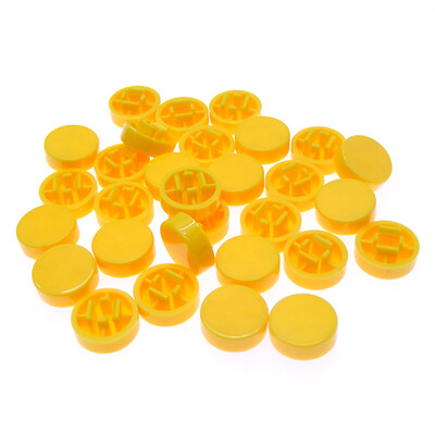 50 ks A37 plastové krytky hmatových spínačov, veľkosť krytky spínača 5,6 * 11,8 mm pre spínač 12 * 12 * 7,3 mm