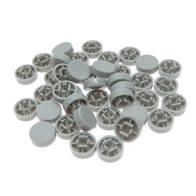 50 ks A37 plastové krytky hmatových spínačov, veľkosť krytky spínača 5,6 * 11,8 mm pre spínač 12 * 12 * 7,3 mm