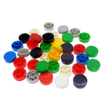50 ks A37 plastové krytky hmatových spínačov, veľkosť krytky spínača 5,6 * 11,8 mm pre spínač 12 * 12 * 7,3 mm