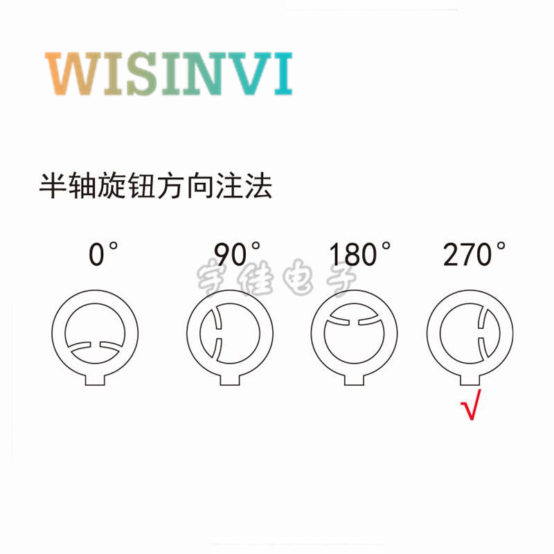 10 gab miksera regulēšanas pogas diametrs 10,5 mm augstums 18 mm plastmasas pogas vāciņš 270 grādi D veida iekšējais caurums 6 mm