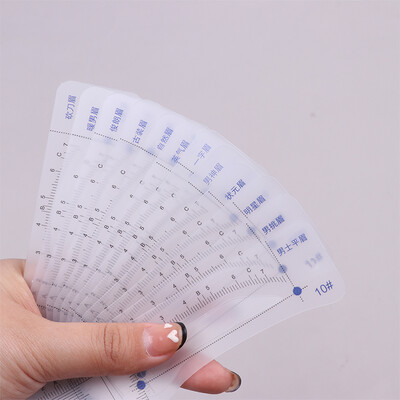 12 vnt. Daugkartinio naudojimo antakių formuotojas „pasidaryk pats“ minkšta liniuotė antakių apibrėžimo priemonė Antakių antspaudo kortelė Minkšta liniuote trafaretinė makiažo priemonė vyrams