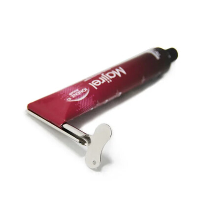 Stocător de tuburi de pastă de dinți creativ Rolă simplă de pastă de dinți Din oțel inoxidabil care economisește muncă Storcator de tuburi de pastă de dinți Presă de curățare