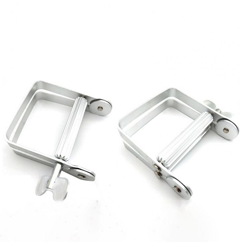 Dozator de metal Suport pentru stoarcerea pastei de dinți Instrument multifuncțional pentru stoarcerea vopselei în ulei din aliaj de aluminiu pentru pastă de dinți