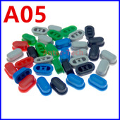 20gab A05 3*2mm taustes spiedpogas slēdža vāciņš 5,8mm 7mm 8mm 8,5mm Micro Tact Switchs sarkans melns zaļš balts zils pelēks