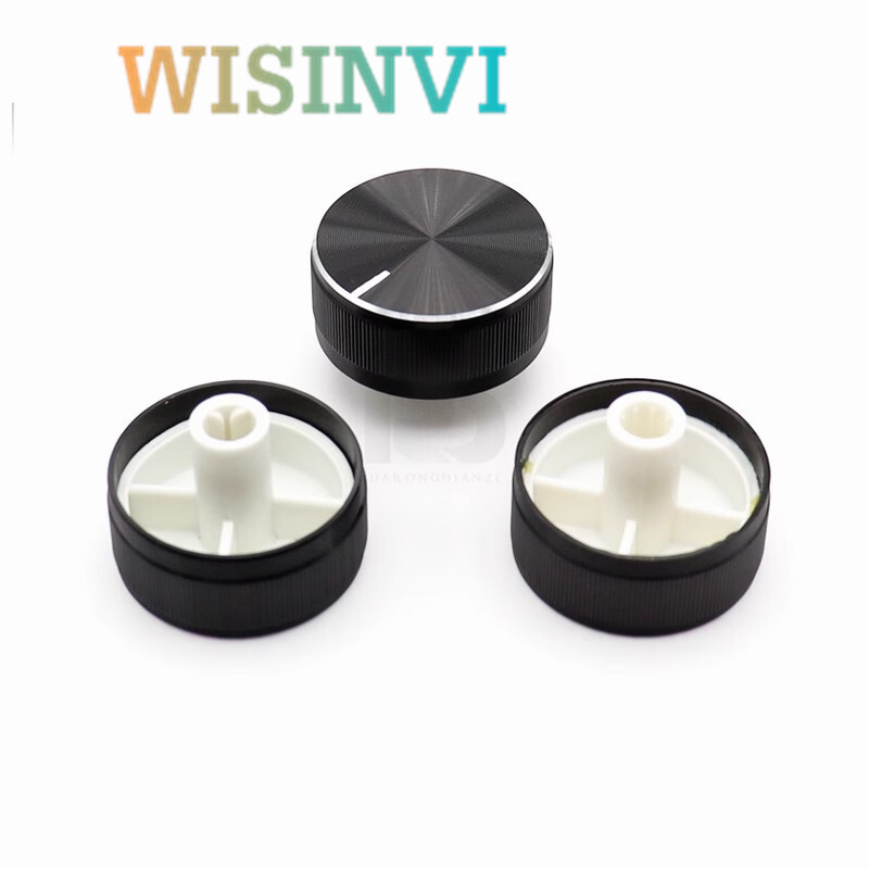 1PCS 30*13MM Automašīnas navigācijas skaļuma poga Audio DVD pogas vāciņš CD atskaņotāja skaļuma slēdža vāciņš Universāls iekšējais caurums 6MM