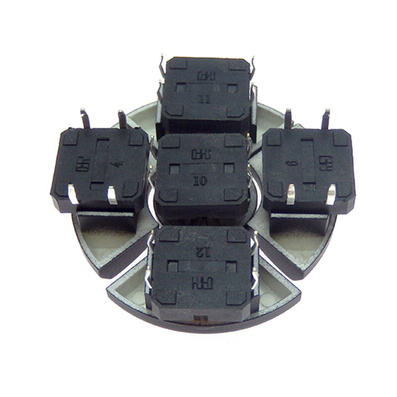 1 komplekts elektroniskā aprīkojuma instrumenti 5 virzienu kombinētās pogas vadība ABS biroja DIP slēdzis iekštelpu mājām ar vāciņu