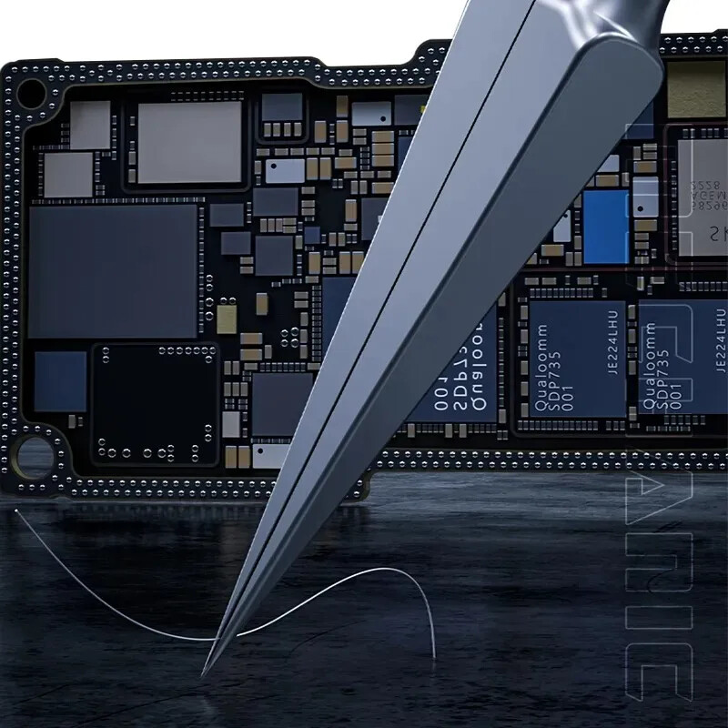 MECHANIC KA-11 Ειδικά μυτερά τσιμπιδάκια μικρομέτρου Μη μαγνητική αντιπροσροφητική για ιπτάμενα σύρματα ηλεκτρονικών εξαρτημάτων ακριβείας