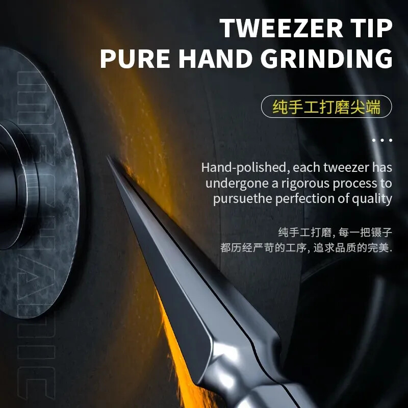 MECHANIC KA-11 Ειδικά μυτερά τσιμπιδάκια μικρομέτρου Μη μαγνητική αντιπροσροφητική για ιπτάμενα σύρματα ηλεκτρονικών εξαρτημάτων ακριβείας