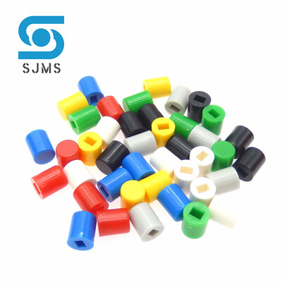 50Gb A06 slēdža vāciņš Taktile spiedpogas slēdža vāciņš 6*7mm Attiecas uz 8,5x8,5 8x8 7x7 5,8x5,8 Pašbloķēšanas slēdža pogu vāciņi Cepure