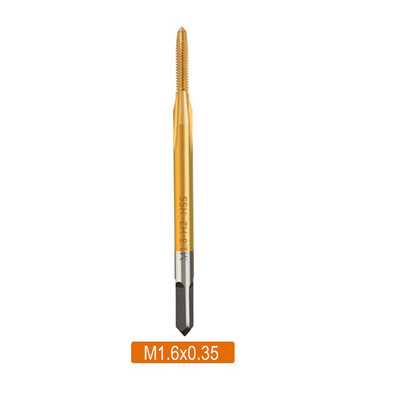 1 gab. HSS titāna pārklājuma skrūvējamais urbis M1 M1,2 M1,4 M1,6 M1,7 M1,8 Taisnas vītnes vītnes vītņurbšanas instrumenti montāžai