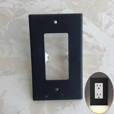 Vodič za električnu utičnicu s LED svjetlosnom trakom - Zidna ploča za noćno svjetlo s LED noćnim svjetlima - Senzor za automatsko uključivanje/isključivanje