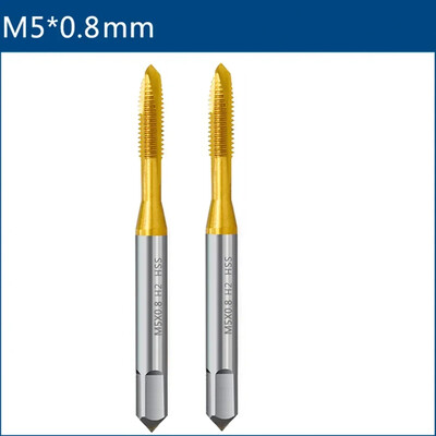 M2x0 4/M3x0 5/M4x0 7/M5x0 8/M6x1 0/M8x1 25/M10x1 5/M12x1 75 Burghiu cu filet filetat pentru burghiu drept metric
