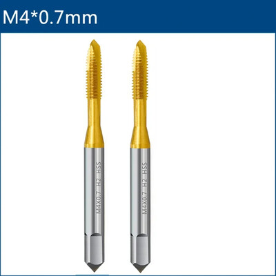 M2x0 4/M3x0 5/M4x0 7/M5x0 8/M6x1 0/M8x1 25/M10x1 5/M12x1 75 Burghiu cu filet filetat pentru burghiu drept metric