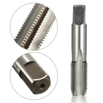 1PC Pipe Tap 1/8 1/4 3/8 1/2 3/4 Metal Screw Thread Tap Threading Tools Set of Taps Metric Plug Tap Hand Drill Bit Tool