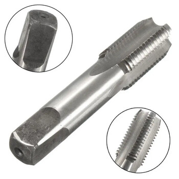 1PC Pipe Tap 1/8 1/4 3/8 1/2 3/4 Metal Screw Thread Tap Threading Tools Set of Taps Metric Plug Tap Hand Drill Bit Tool