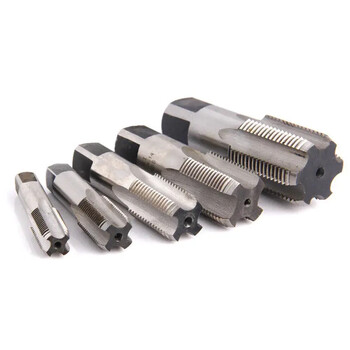 1PC Pipe Tap 1/8 1/4 3/8 1/2 3/4 Metal Screw Thread Tap Threading Tools Set of Taps Metric Plug Tap Hand Drill Bit Tool